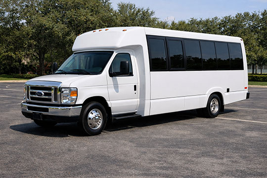 18-passenger minibus available for charter in Reston, VA