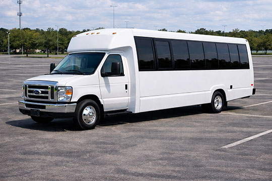 25-passenger minibus available for charter in Reston, VA