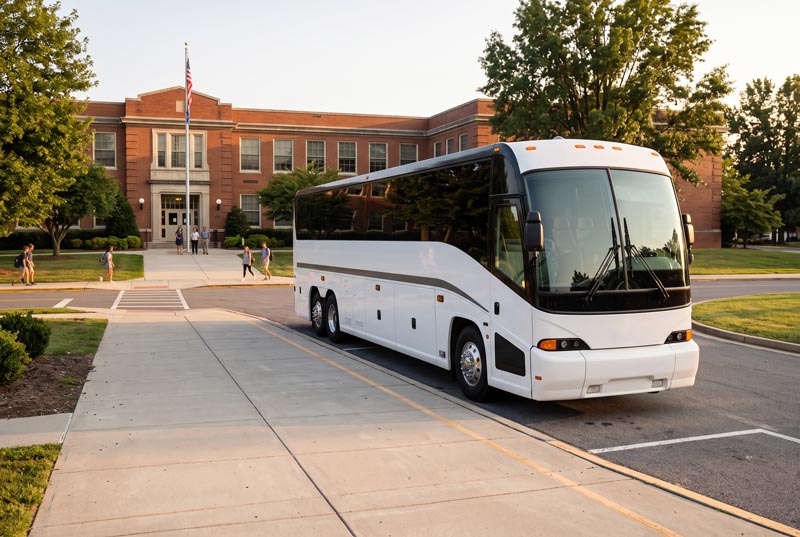 School Field Trip Bus Rentals in Reston, VA
