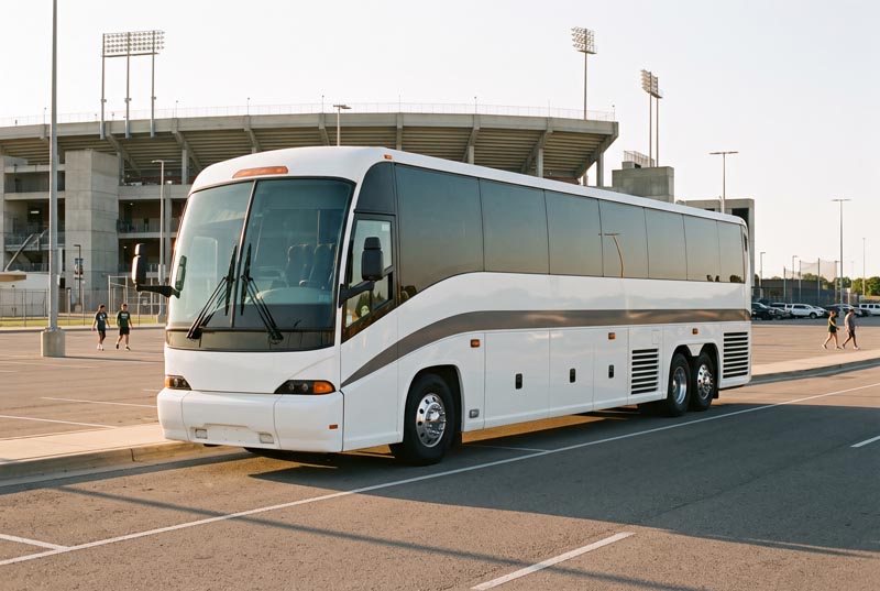 Sports Team Charter Bus Rentals in Reston, VA